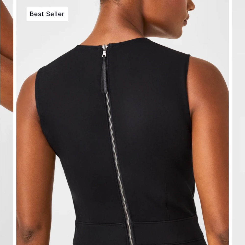 Spanx The Perfect Jumpsuit-Small Petite-Blk-NWOT - Picture 3 of 8